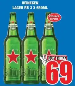 Boxer Build Heineken lager rb offer