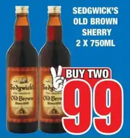 Boxer Build Sedgwick's old brown sherry offer