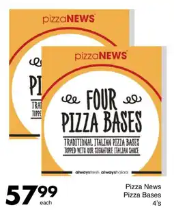 Save Pizza News Pizza Bases offer