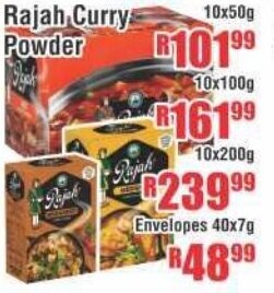 Devland Cash And Carry Rajah Curry Powder 10x50g offer