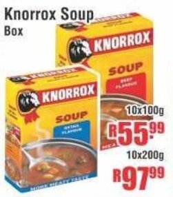 Devland Cash And Carry Knorrox Soup Box 10x100g offer