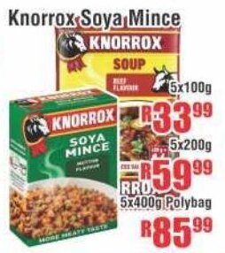 Knorrox Soya Mince 5x100g
