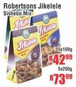 Robertsons Jikelele Sishebo Mix 5x100g