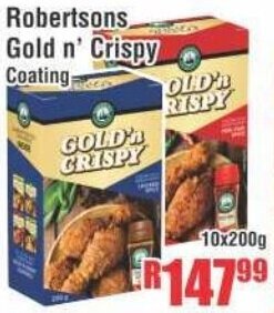Devland Cash And Carry Robertsons Gold n' Crispy Coating 10x200g offer