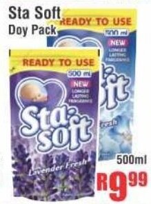 Devland Cash And Carry Sta Soft Doy Pack 500ml offer