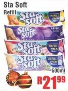 Devland Cash And Carry Sta Soft Refill 500ml offer