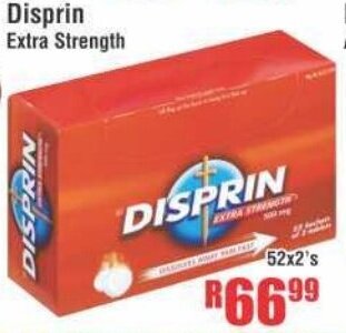Devland Cash And Carry Disprin Extra Strength 52x2's offer