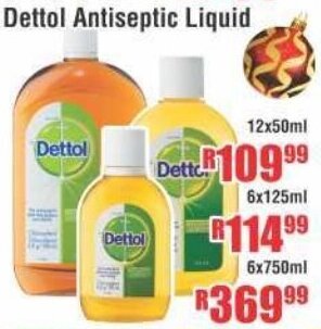Devland Cash And Carry Dettol Antiseptic Liquid 12x50ml offer