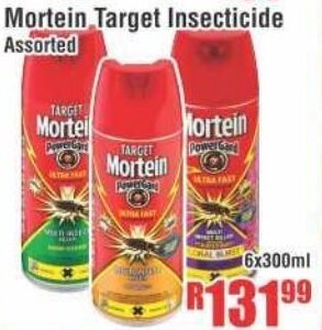 Devland Cash And Carry Mortein Target Insecticide Assorted 6x300ml offer