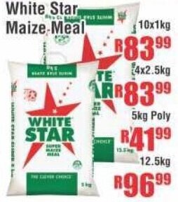 Devland Cash And Carry White Star Maize Meal 10x1kg offer