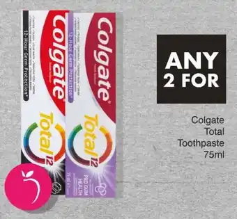Save Colgate Total Toothpaste offer