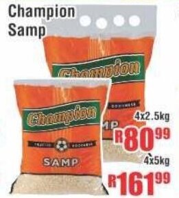 Devland Cash And Carry Champion Samp 4x2.5kg offer
