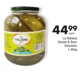 Save La Italiana Sweet & Sour Gherkins offer