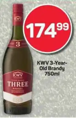 Pick n Pay KWV 3-Year-Old Brandy offer