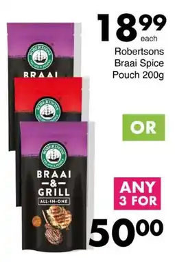 Save Robertsons Braai Spice Pouch offer
