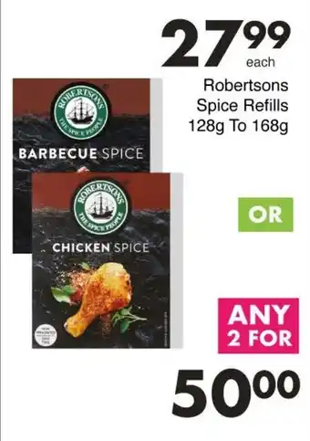 Save Robertsons Spice Refills offer