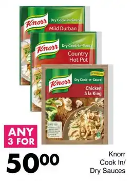 Save Knorr Cook In/ Dry Sauces offer