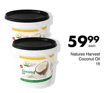 Save Natures Harvest Coconut Oil offer
