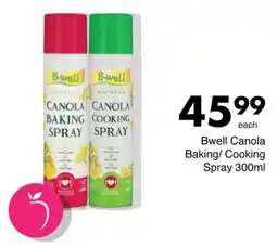 Save Bwell Canola Baking/ Cooking Spray offer
