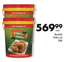 Save Sunfoil Palm oil offer