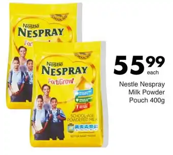 Save Nestle Nespray Milk Powder Pouch offer