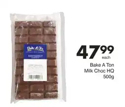 Save Bake A Ton Milk Choc HQ offer