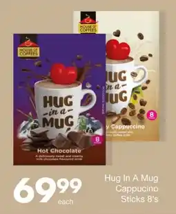 Save Hug In A Mug Cappucino Sticks offer
