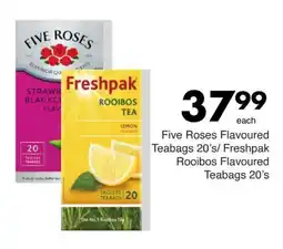 Save Five Roses Flavoured Teabags/ Freshpak Rooibos Flavoured Teabags offer