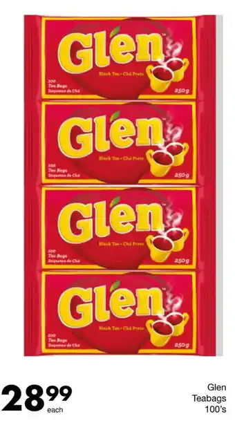 Save Glen Teabags offer
