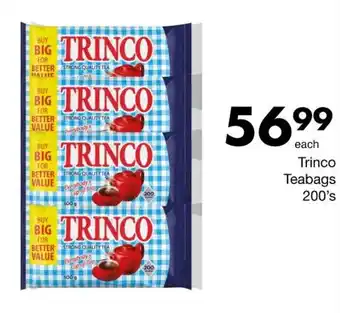 Save Trinco Teabags offer
