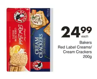 Save Bakers Red Label Creams/ Cream Crackers offer