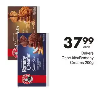 Save Bakers Choc-kits/ Romany Creams offer