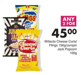 Save Willards Cheese Curls/ Flings/ Jumpin Jack Popcorn offer