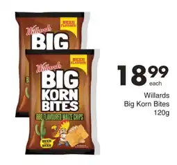 Save Willards Big Korn Bites offer
