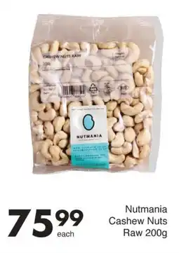 Save Nutmania Cashew Nuts Raw offer
