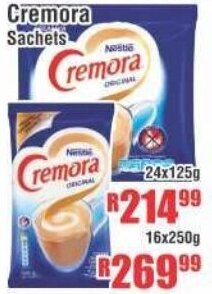 Devland Cash And Carry Cremora Sachets 24x125g offer