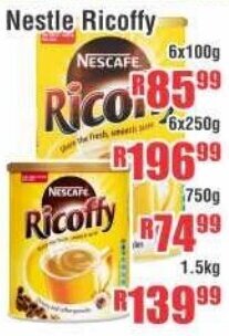 Devland Cash And Carry Nestle Ricoffy 6x100g offer