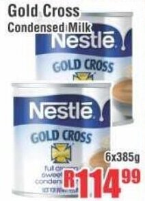 Devland Cash And Carry Gold Cross Condebsed Milk 6x385g offer