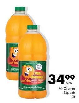 Save Mr Orange Squash offer