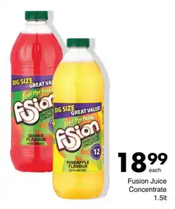 Save Fusion Juice Concentrate offer