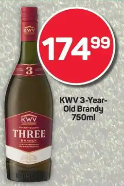 Pick n Pay KWV 3-Year Old Brandy 750ml offer