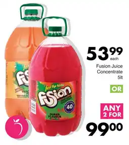 Save Fusion Juice Concentrate offer