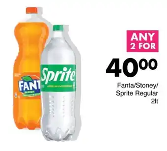 Save Fanta/ Stoney/ Sprite Regular offer