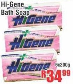 Devland Cash And Carry Hi-Gene Bath Soap 6x200g offer
