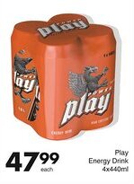 Save Play Energy Drink offer