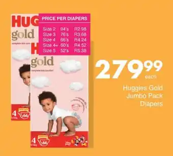 Save Huggies Gold Jumbo Pack Diapers offer
