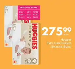 Save Huggies Extra Care Diapers offer