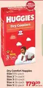 Dis-Chem Huggies Dry Comfort Nappies-Per Pack offer