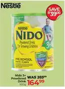 Dis-Chem Nestle Nido 3+ Powered Drink-900g offer