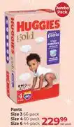 Dis-Chem Huggies Gold Jumbo Pack Pants-Per Pack offer